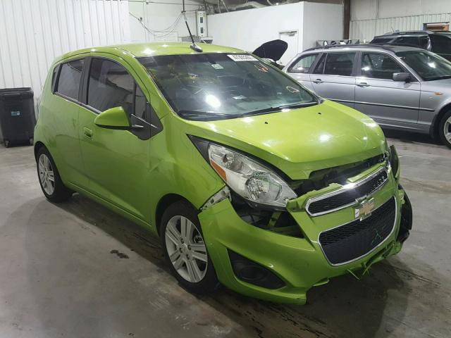 KL8CB6S94EC541153 - 2014 CHEVROLET SPARK LS GREEN photo 1