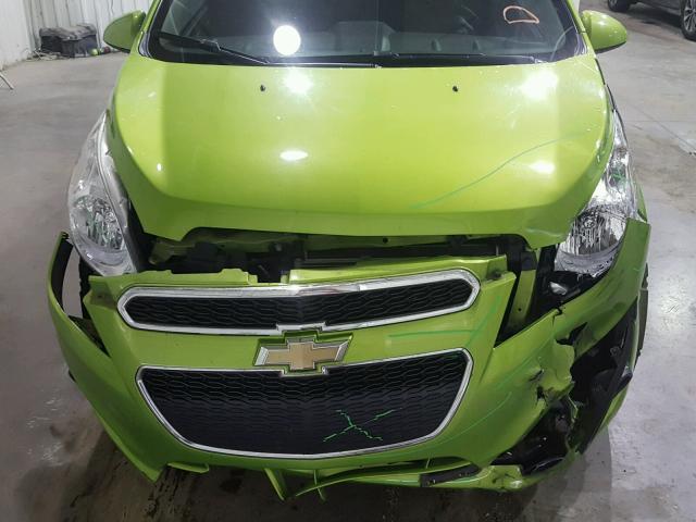 KL8CB6S94EC541153 - 2014 CHEVROLET SPARK LS GREEN photo 9