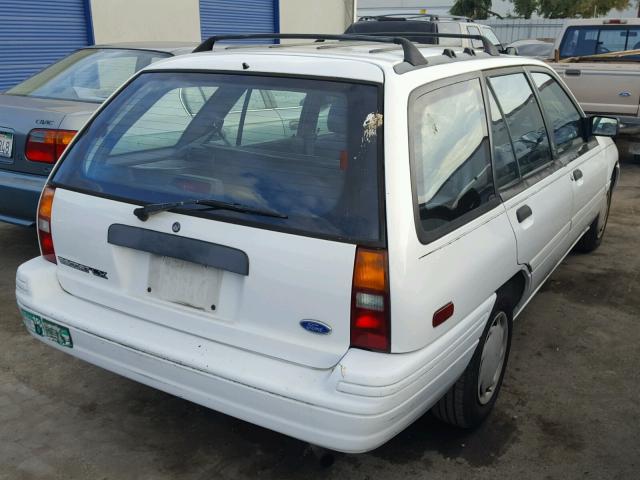 3FAPP15J3PR197411 - 1993 FORD ESCORT LX WHITE photo 4