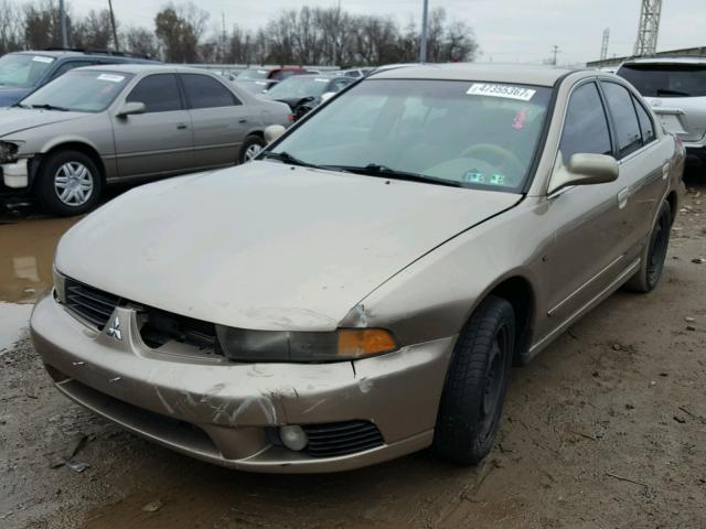 4A3AA46H32E123462 - 2002 MITSUBISHI GALANT ES TAN photo 2