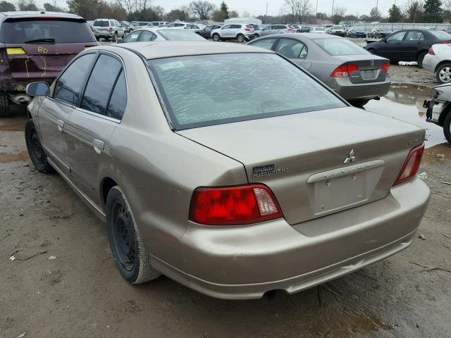 4A3AA46H32E123462 - 2002 MITSUBISHI GALANT ES TAN photo 3