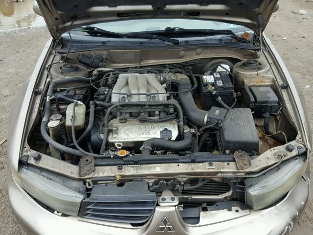 4A3AA46H32E123462 - 2002 MITSUBISHI GALANT ES TAN photo 7