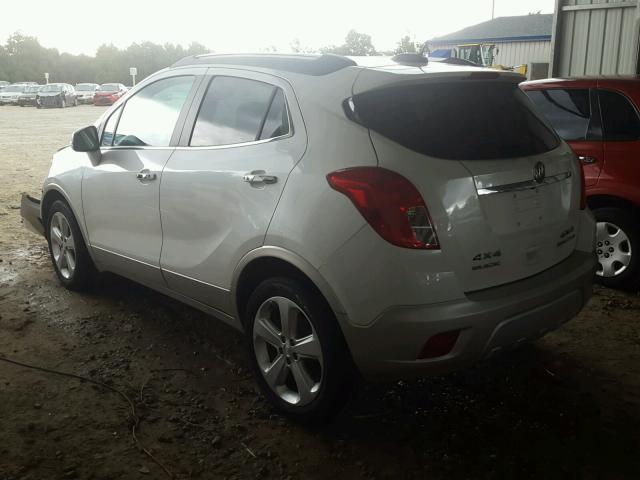 KL4CJBSB3GB652186 - 2016 BUICK ENCORE CON WHITE photo 3