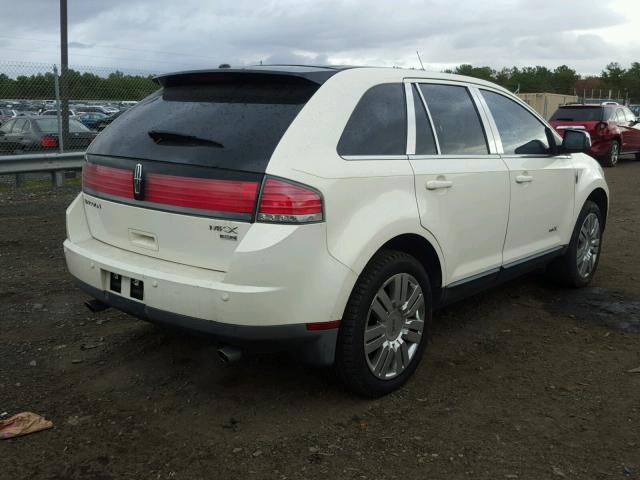 2LMDU88C78BJ33643 - 2008 LINCOLN MKX WHITE photo 4