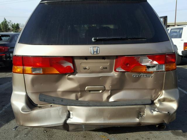 5FNRL18523B061375 - 2003 HONDA ODYSSEY LX GOLD photo 9