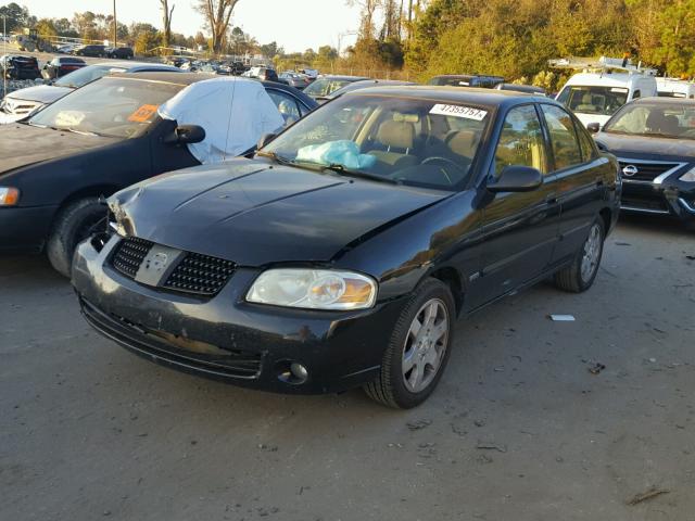 3N1CB51D06L643551 - 2006 NISSAN SENTRA 1.8 BLACK photo 2