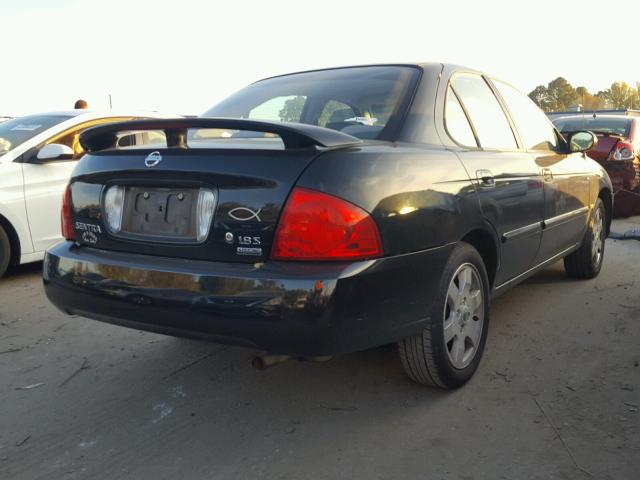 3N1CB51D06L643551 - 2006 NISSAN SENTRA 1.8 BLACK photo 4