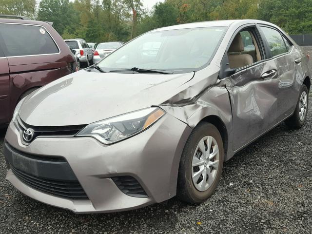 2T1BPRHE0EC081183 - 2014 TOYOTA COROLLA EC 棕色 照片 2