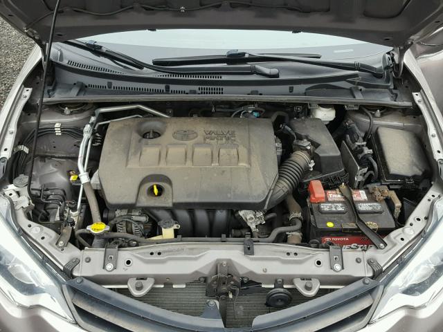 2T1BPRHE0EC081183 - 2014 TOYOTA COROLLA EC 棕色 照片 7