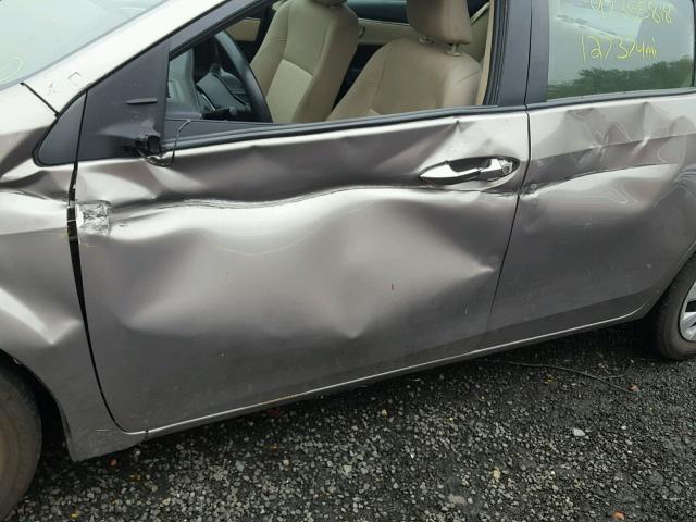 2T1BPRHE0EC081183 - 2014 TOYOTA COROLLA EC 棕色 照片 9