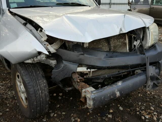 5TENX22N37Z424563 - 2007 TOYOTA TACOMA SILVER photo 9