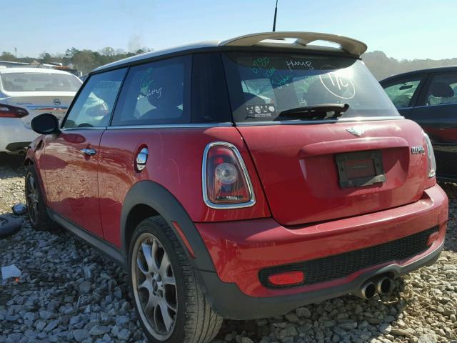 WMWMF73578TV39030 - 2008 MINI COOPER S RED photo 3