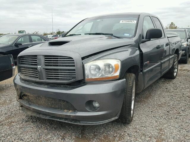 3D3HA18H46G188596 - 2006 DODGE RAM SRT10 GRAY photo 2