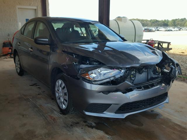 3N1AB7AP6GY272171 - 2016 NISSAN SENTRA S GRAY photo 1