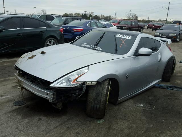 JN1AZ4EH3AM505298 - 2010 NISSAN 370Z SILVER photo 2