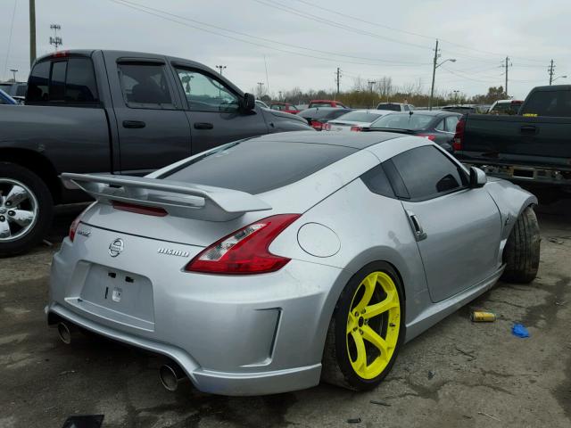 JN1AZ4EH3AM505298 - 2010 NISSAN 370Z SILVER photo 4