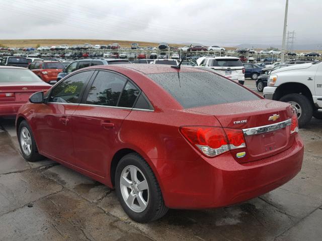 1G1PC5SB3E7450914 - 2014 CHEVROLET CRUZE LT MAROON photo 3