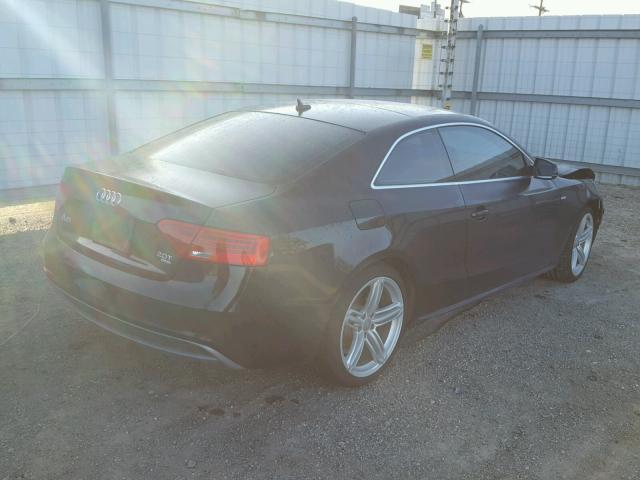 WAUWFAFR3DA033205 - 2013 AUDI A5 PRESTIG BLACK photo 4