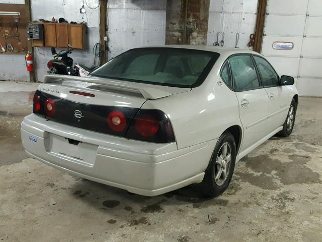 2G1WH52K349243045 - 2004 CHEVROLET IMPALA LS WHITE photo 4