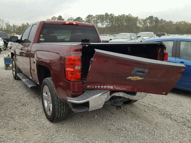 1GCRCREC3EZ240846 - 2014 CHEVROLET SILVERADO MAROON photo 3