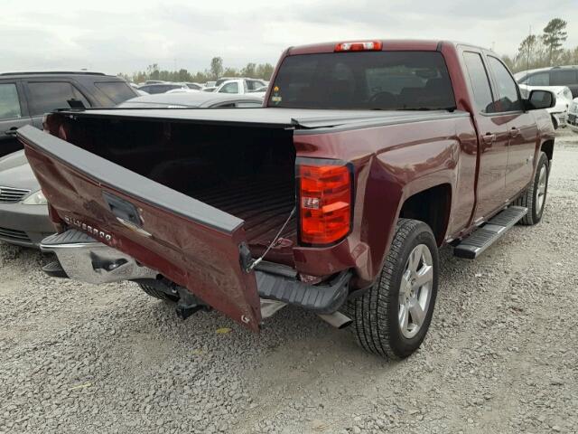 1GCRCREC3EZ240846 - 2014 CHEVROLET SILVERADO MAROON photo 4