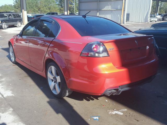 6G2EC57Y08L139309 - 2008 PONTIAC G8 GT ORANGE photo 3