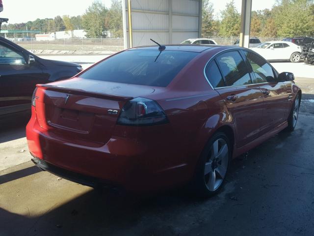 6G2EC57Y08L139309 - 2008 PONTIAC G8 GT ORANGE photo 4