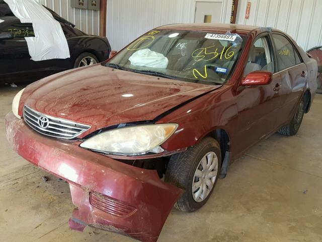 4T1BE32K96U138546 - 2006 TOYOTA CAMRY LE MAROON photo 2