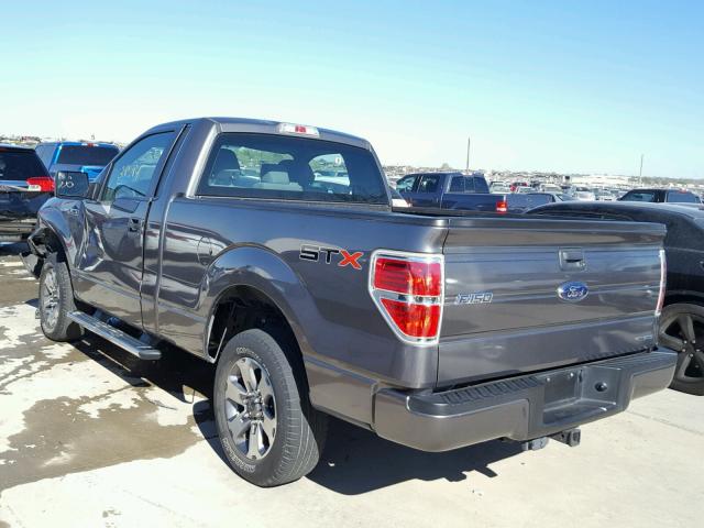 1FTMF1CF6CFC54772 - 2012 FORD F150 GRAY photo 3