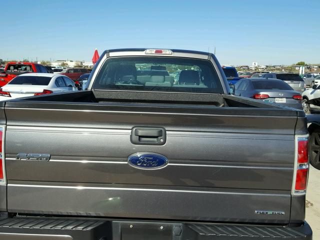 1FTMF1CF6CFC54772 - 2012 FORD F150 GRAY photo 6