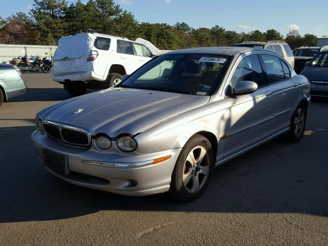 SAJEA51C42WC52010 - 2002 JAGUAR X-TYPE 3.0 SILVER photo 2