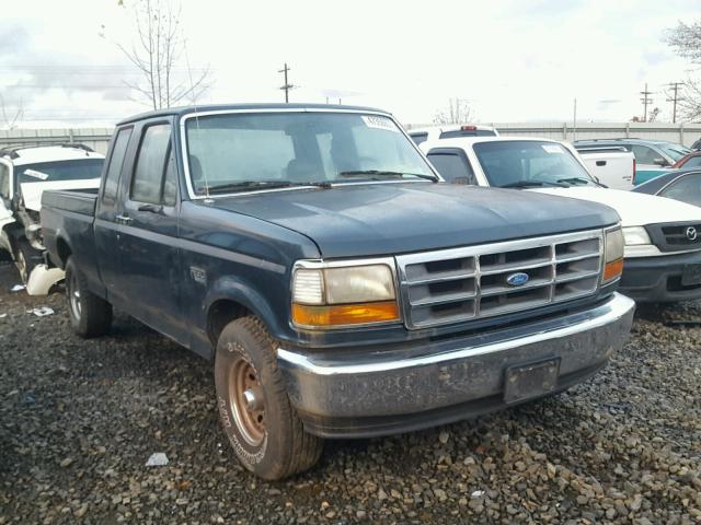 1FTEX15N0RKA77349 - 1994 FORD F150 GREEN photo 1