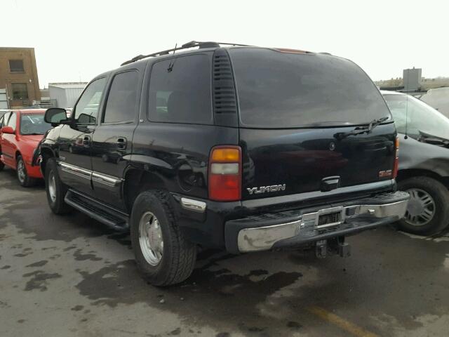 1GKEK13T5YJ145282 - 2000 GMC YUKON BLACK photo 3