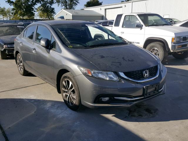 2HGFB2F91DH524153 - 2013 HONDA CIVIC EXL 灰色 照片 1