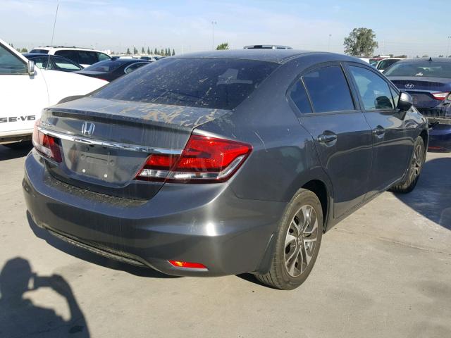 2HGFB2F91DH524153 - 2013 HONDA CIVIC EXL GRAY photo 4