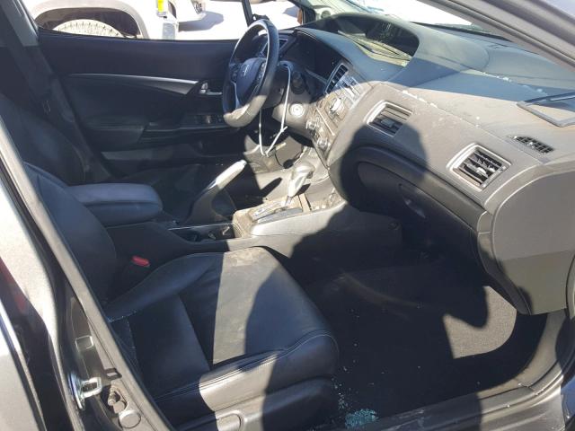 2HGFB2F91DH524153 - 2013 HONDA CIVIC EXL 灰色 照片 5
