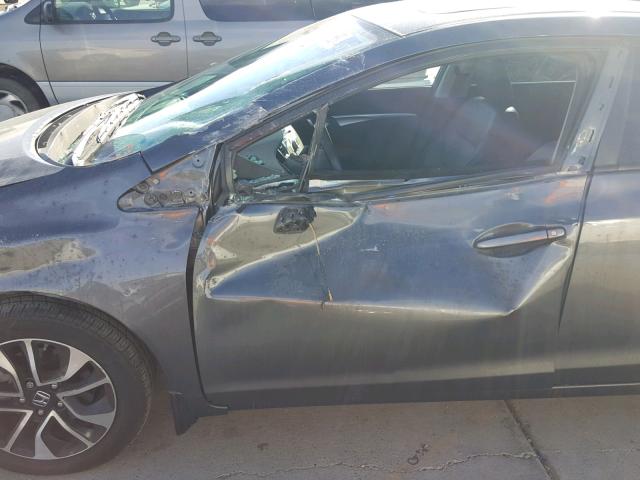 2HGFB2F91DH524153 - 2013 HONDA CIVIC EXL 灰色 照片 9
