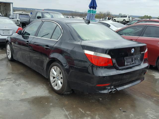 WBANB33545CN67498 - 2005 BMW 545 I BLACK photo 3