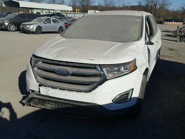 2FMPK4J88HBB76224 - 2017 FORD EDGE WHITE photo 2