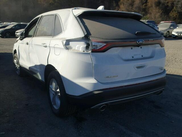 2FMPK4J88HBB76224 - 2017 FORD EDGE WHITE photo 3