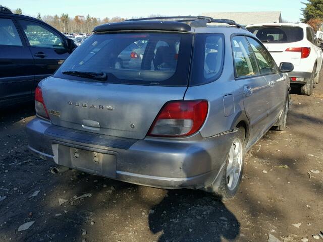 JF1GG68532H818927 - 2002 SUBARU IMPREZA OU SILVER photo 4