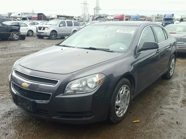 1G1ZA5E08A4159717 - 2010 CHEVROLET MALIBU LS CHARCOAL photo 2