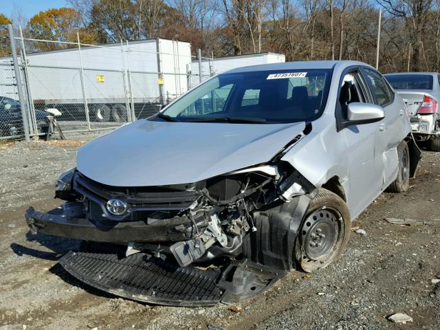 2T1BURHE8GC684653 - 2016 TOYOTA COROLLA L SILVER photo 2