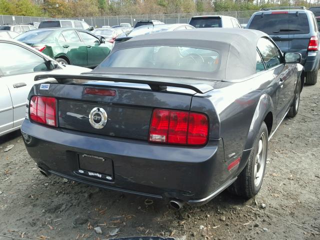 1ZVFT85H275223519 - 2007 FORD MUSTANG GT BLACK photo 4