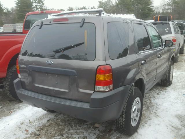 1FMYU92154KB52086 - 2004 FORD ESCAPE XLS GRAY photo 4