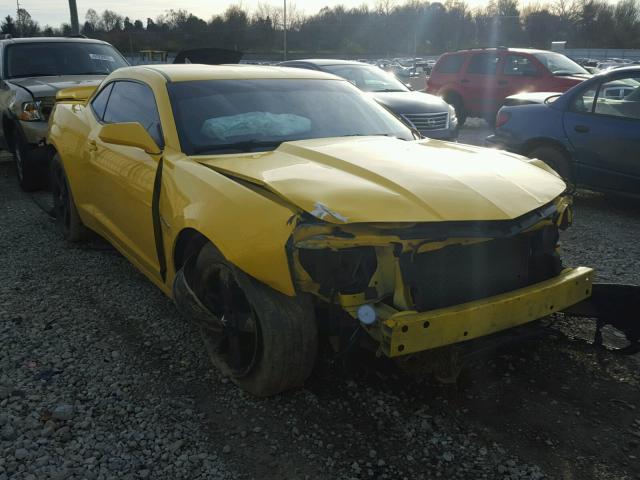 2G1FE1E30E9164861 - 2014 CHEVROLET CAMARO LS YELLOW photo 1