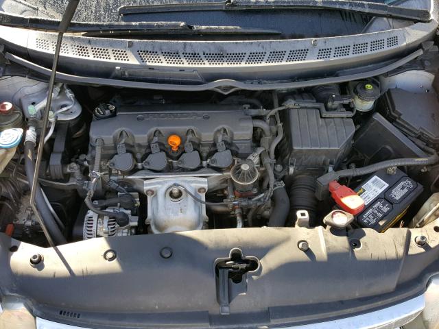 1HGFA16506L153292 - 2006 HONDA CIVIC LX SILVER photo 7