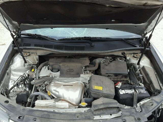 4T18F1FKXCU069969 - 2012 TOYOTA CAMRY SILVER photo 7