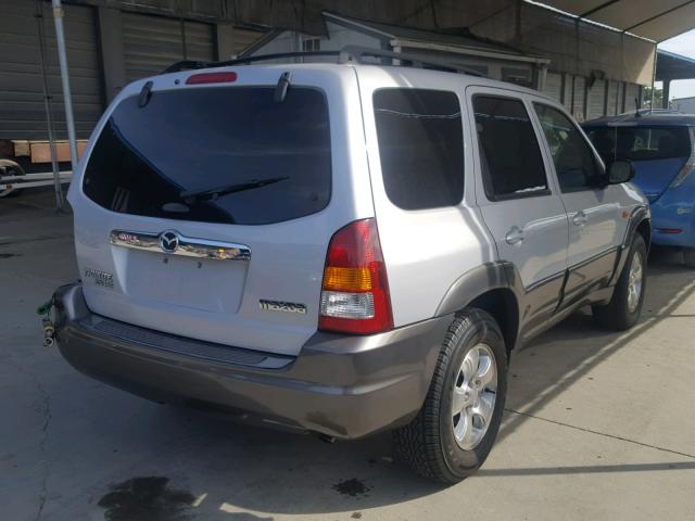 4F2CZ06163KM11706 - 2003 MAZDA TRIBUTE ES SILVER photo 4