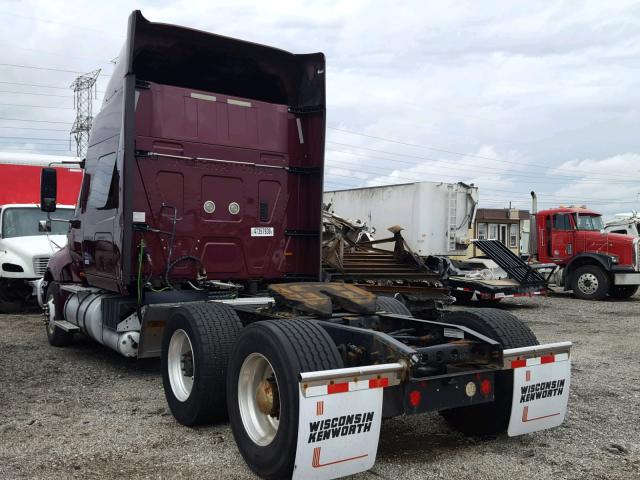 3HSDJSJR5BN388092 - 2011 INTERNATIONAL PROSTAR BURGUNDY photo 3